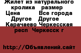 Жилет из натурального кролика,44размер › Цена ­ 500 - Все города Другое » Другое   . Карачаево-Черкесская респ.,Черкесск г.